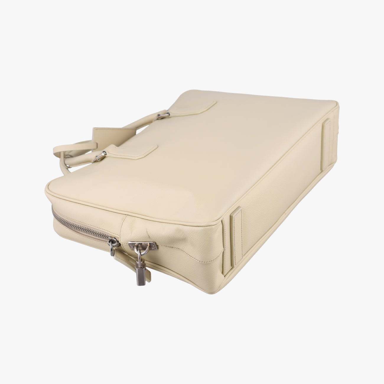 BriefcaseBeigeSAFFIANO Leather208ブリーフケースベージュサフィアーノレザー208