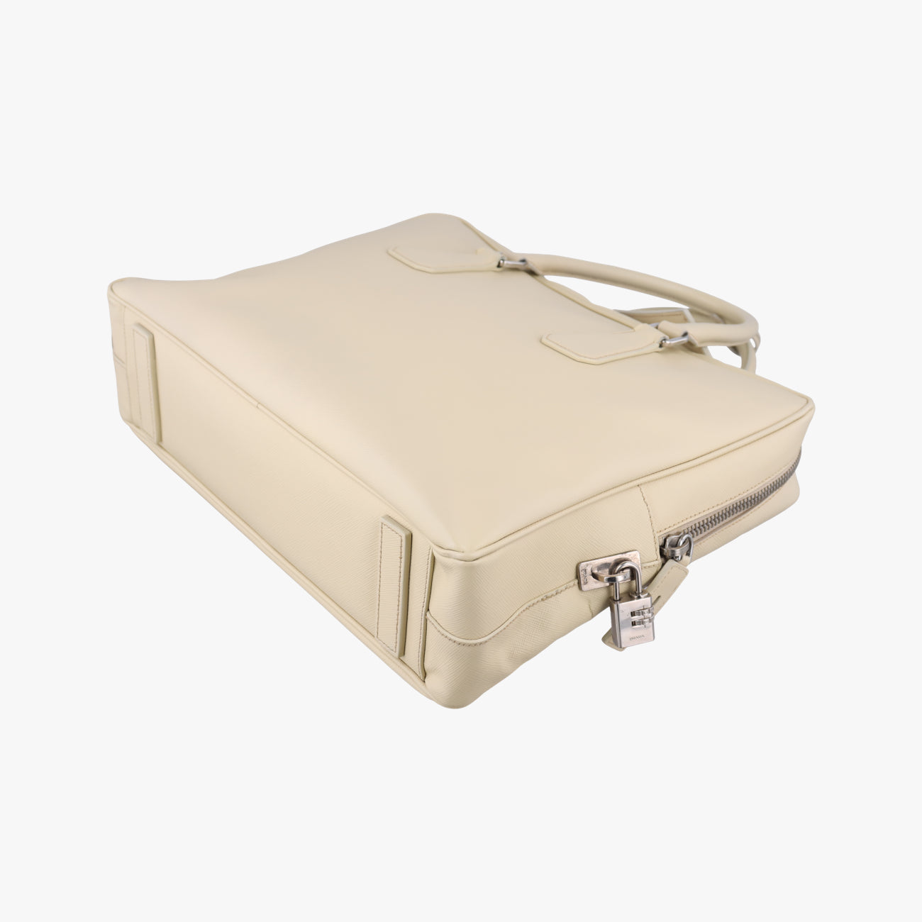 BriefcaseBeigeSAFFIANO Leather208ブリーフケースベージュサフィアーノレザー208