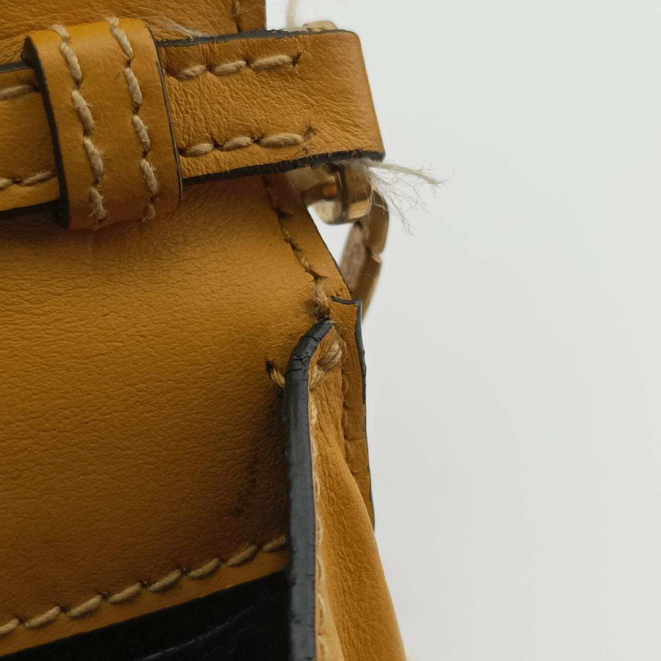 Cahierblack/yellowLeather1BH0187/Dカイエブラック／イエローレザー1BH0187/D