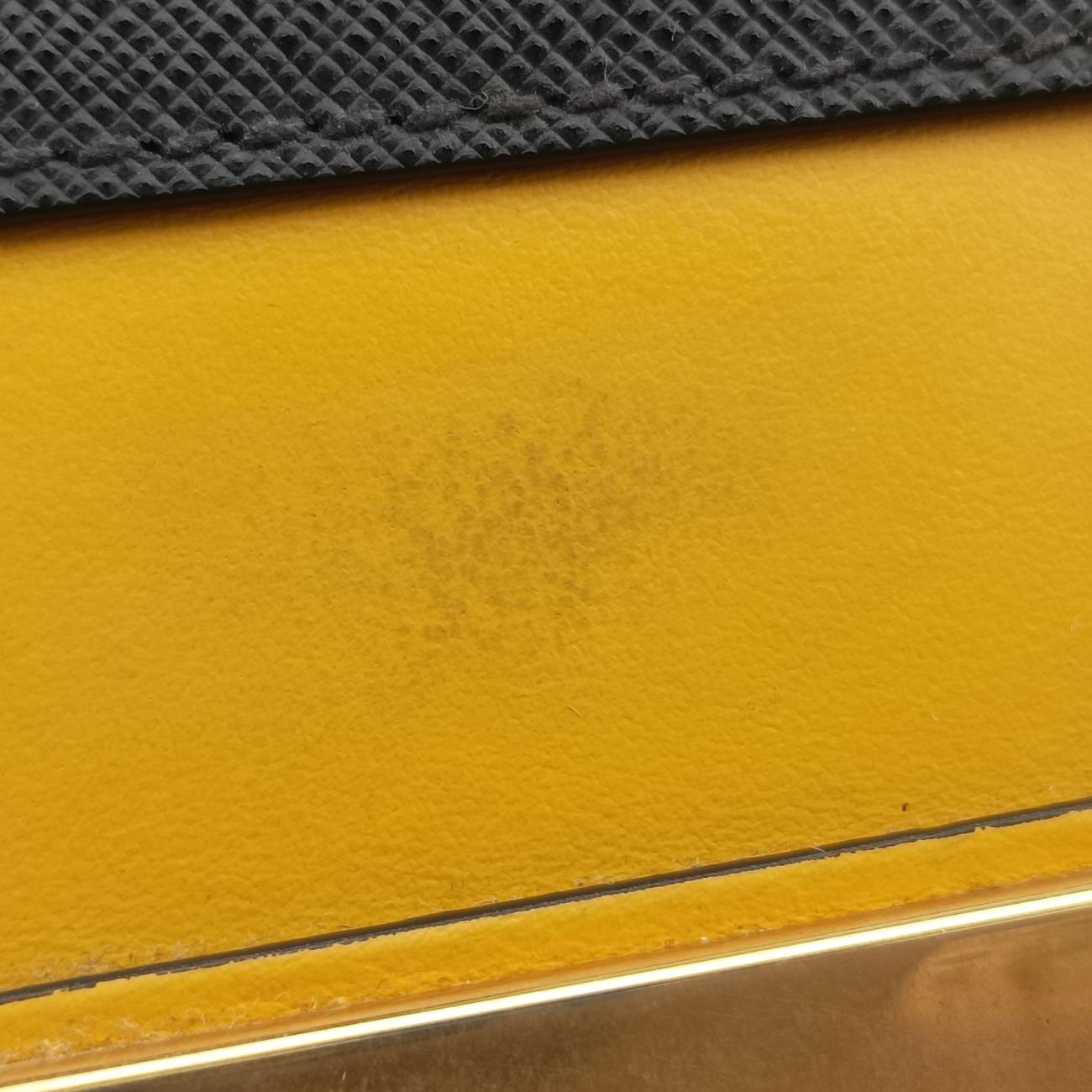Cahierblack/yellowLeather1BH0187/Dカイエブラック／イエローレザー1BH0187/D
