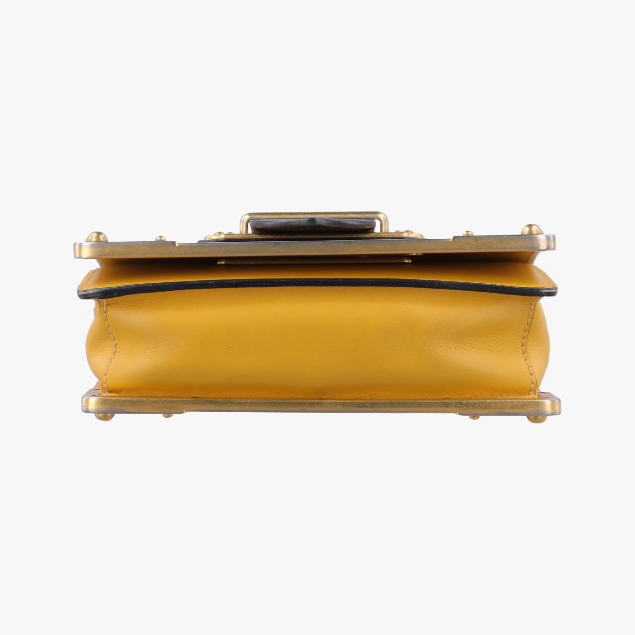 Cahierblack/yellowLeather1BH0187/Dカイエブラック／イエローレザー1BH0187/D