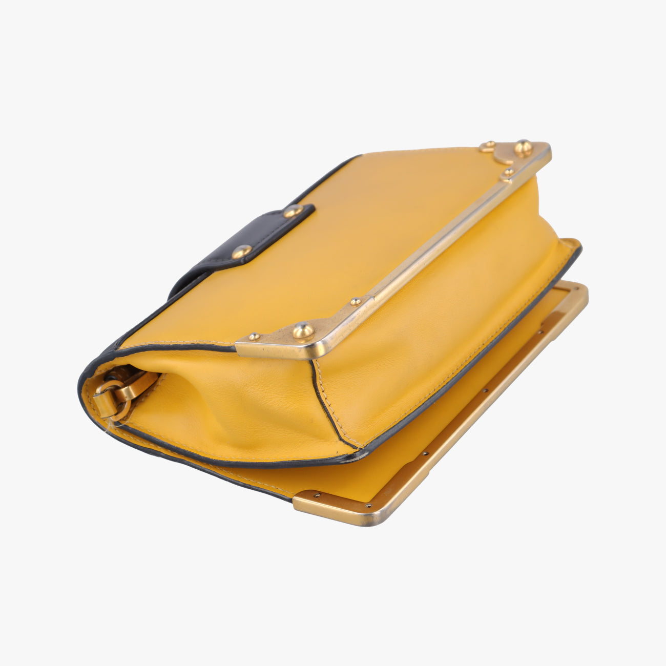 Cahierblack/yellowLeather1BH0187/Dカイエブラック／イエローレザー1BH0187/D