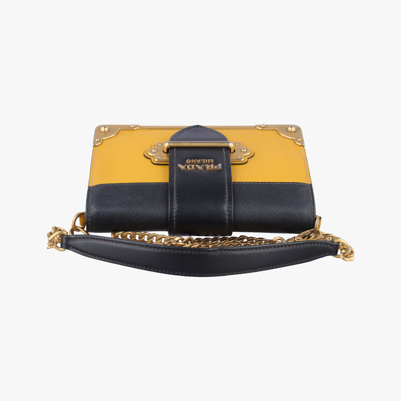 Cahierblack/yellowLeather1BH0187/Dカイエブラック／イエローレザー1BH0187/D