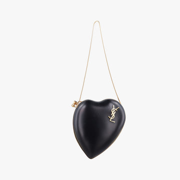 Love box heartBlackLeather466212BCI466212.0717ラブボックス ハート型ブラックレザー466212BCI466212.0717