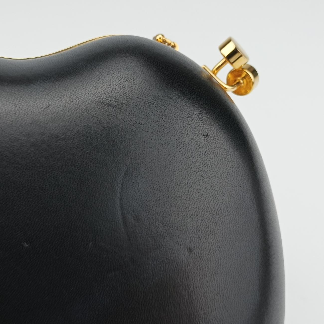 Love box heartBlackLeather466212BCI466212.0717ラブボックス ハート型ブラックレザー466212BCI466212.0717