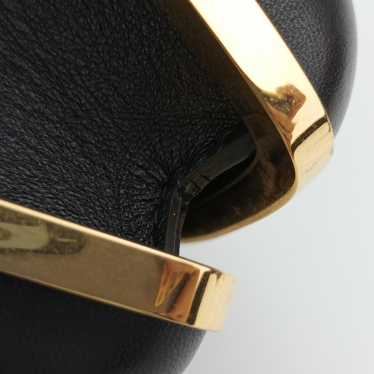 Love box heartBlackLeather466212BCI466212.0717ラブボックス ハート型ブラックレザー466212BCI466212.0717