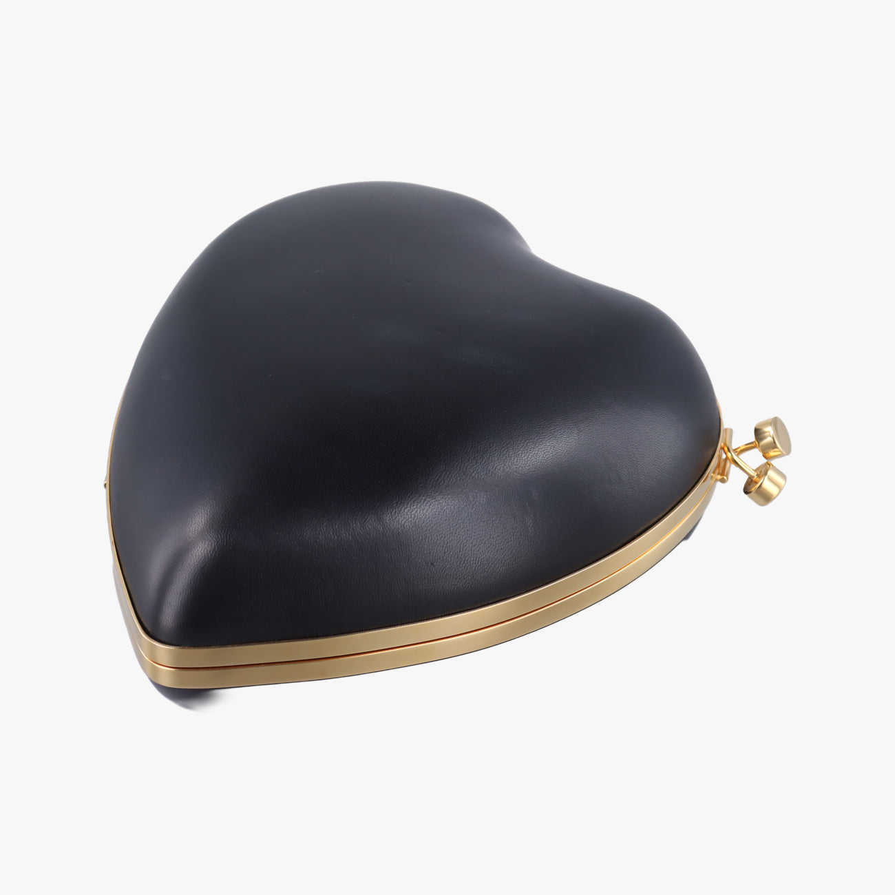 Love box heartBlackLeather466212BCI466212.0717ラブボックス ハート型ブラックレザー466212BCI466212.0717