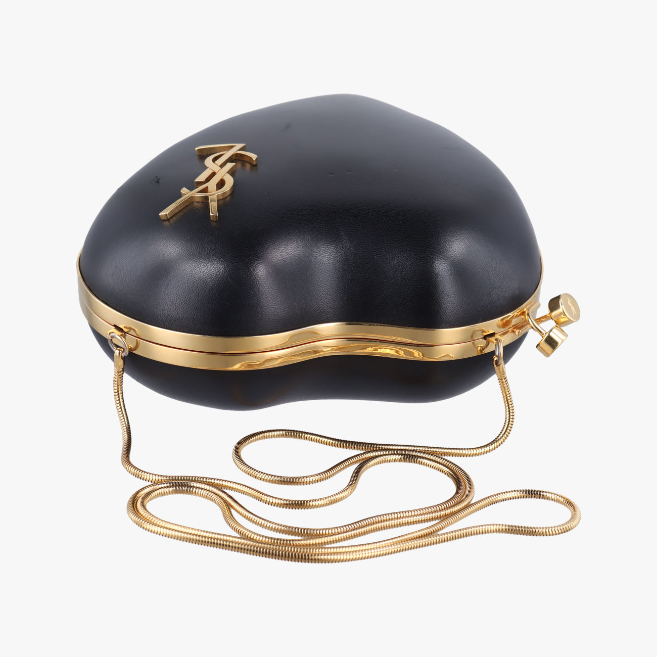 Love box heartBlackLeather466212BCI466212.0717ラブボックス ハート型ブラックレザー466212BCI466212.0717