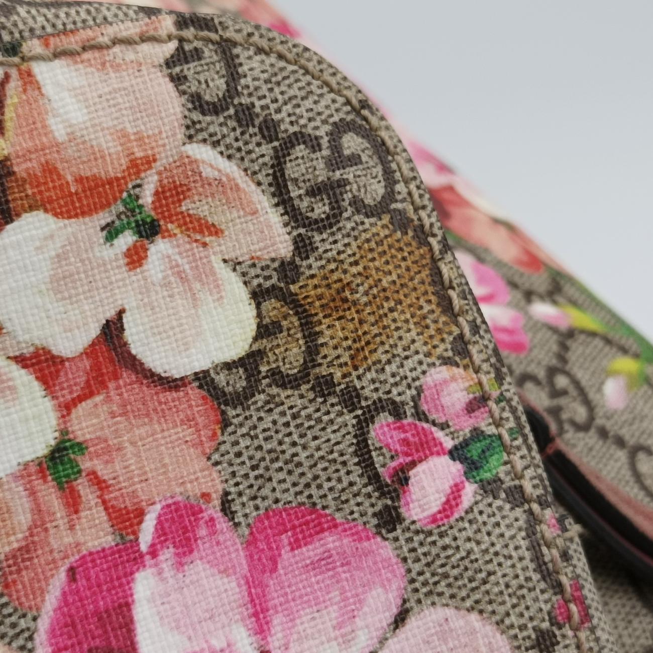 GG BloomsBrownPVC coated canvas405019B019477545GGブルームスブラウンPVCコーティングキャンバス405019B019477545