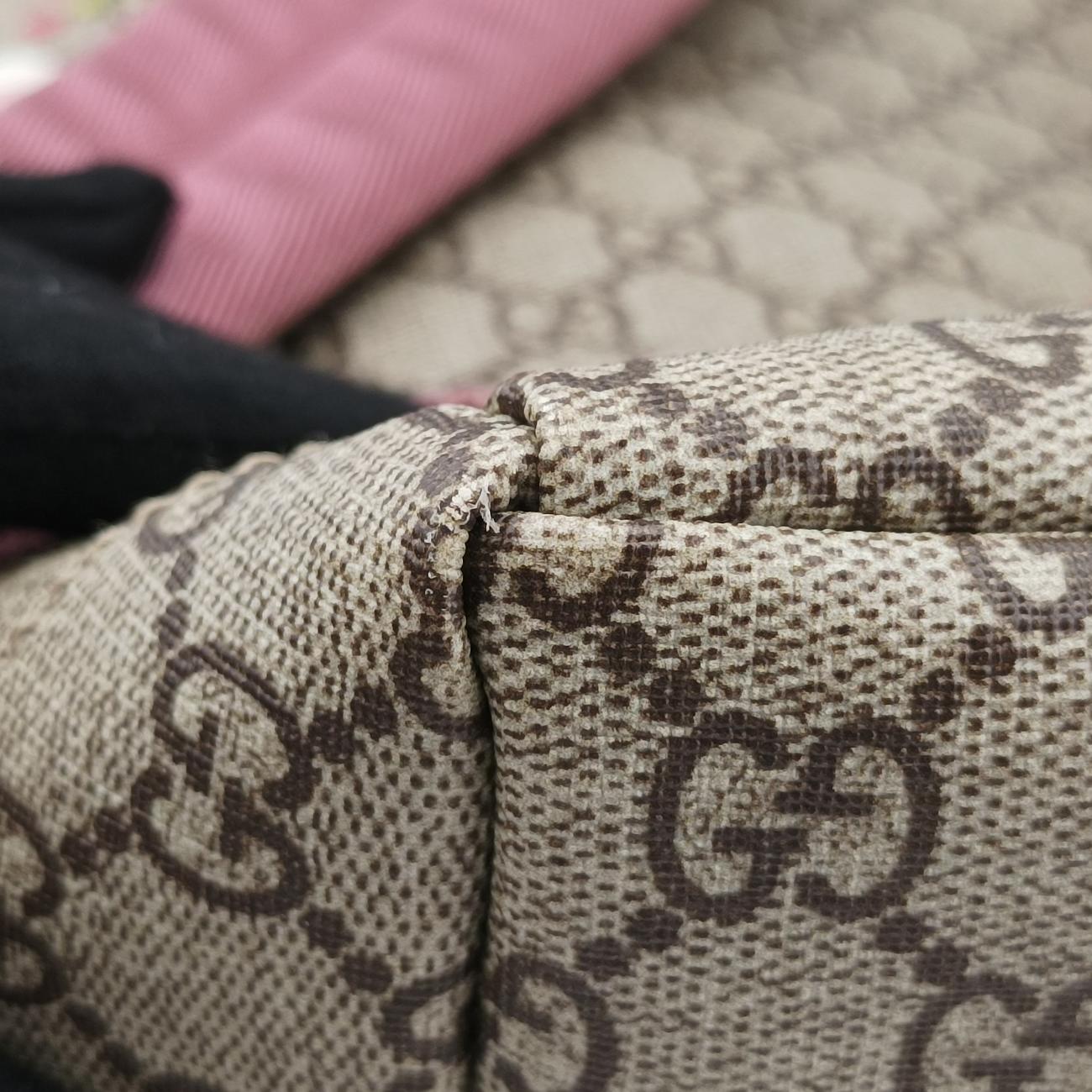 GG BloomsBrownPVC coated canvas405019B019477545GGブルームスブラウンPVCコーティングキャンバス405019B019477545
