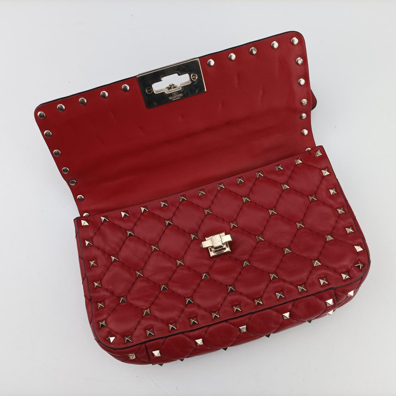 Rockstud SPIKE UPRedLambskinBL-N123NAP2ロックスタッズスパイクレッドラムスキンBL-N123NAP2