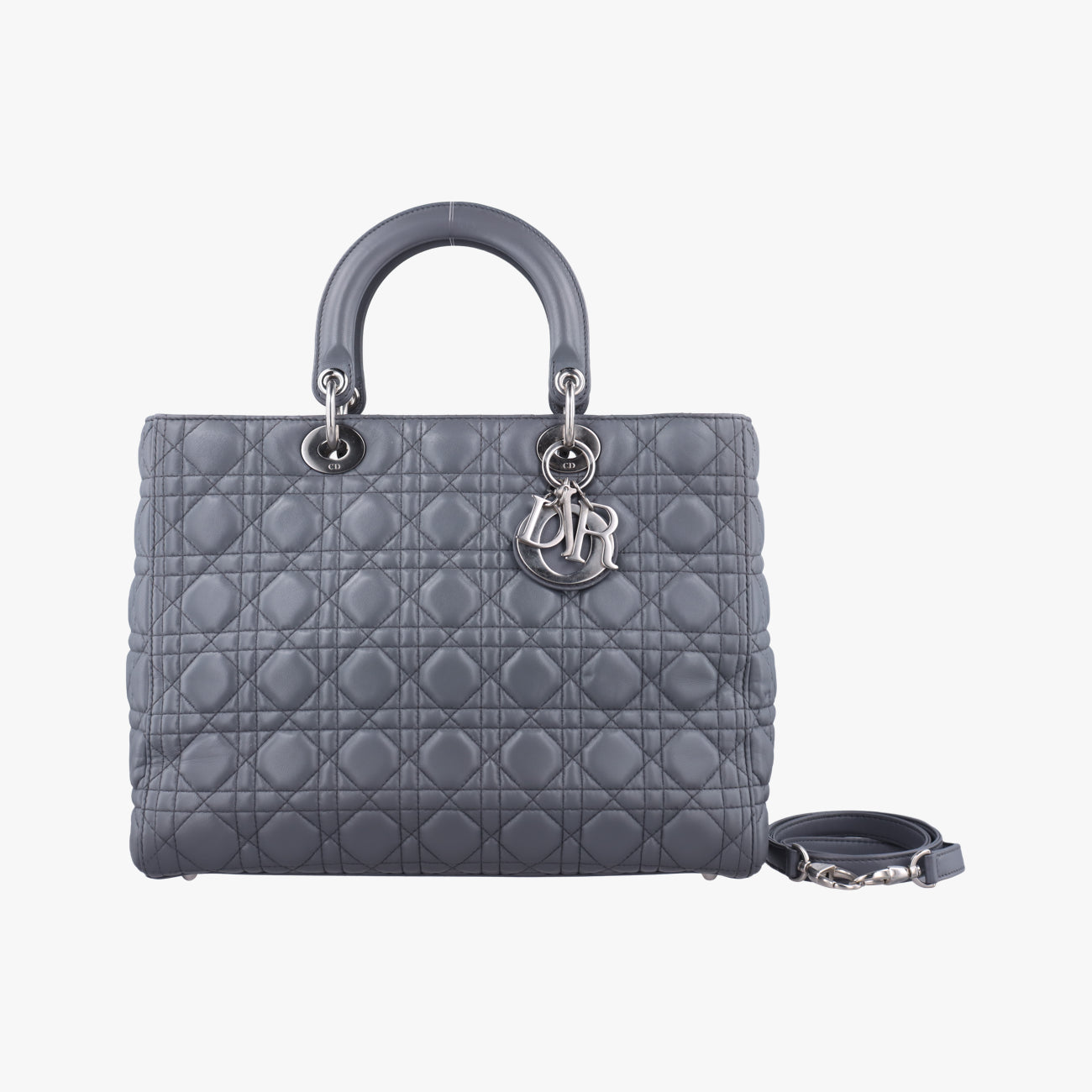 Lady DiorGreylambskin16-BO-0173レディディオールグレーラムスキン16-BO-0173