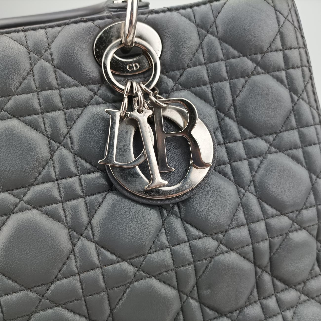 Lady DiorGreylambskin16-BO-0173レディディオールグレーラムスキン16-BO-0173