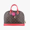 ALMA PMBrown x RedMonogram canvasM41661FL3165アルマPMブラウン×レッドモノグラムキャンバスM41661FL3165