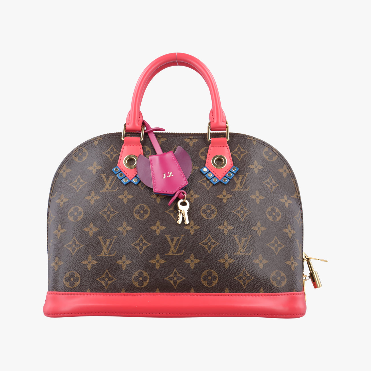 ALMA PMBrown x RedMonogram canvasM41661FL3165アルマPMブラウン×レッドモノグラムキャンバスM41661FL3165