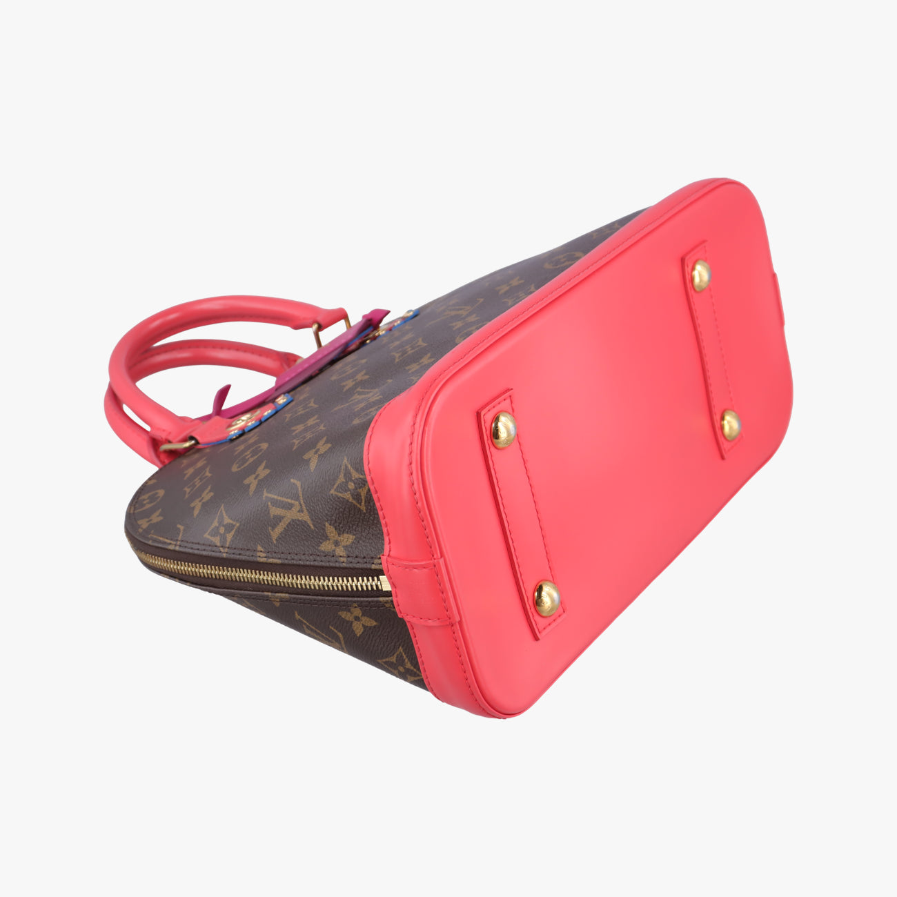 ALMA PMBrown x RedMonogram canvasM41661FL3165アルマPMブラウン×レッドモノグラムキャンバスM41661FL3165