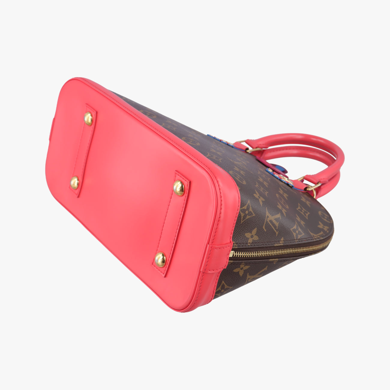 ALMA PMBrown x RedMonogram canvasM41661FL3165アルマPMブラウン×レッドモノグラムキャンバスM41661FL3165
