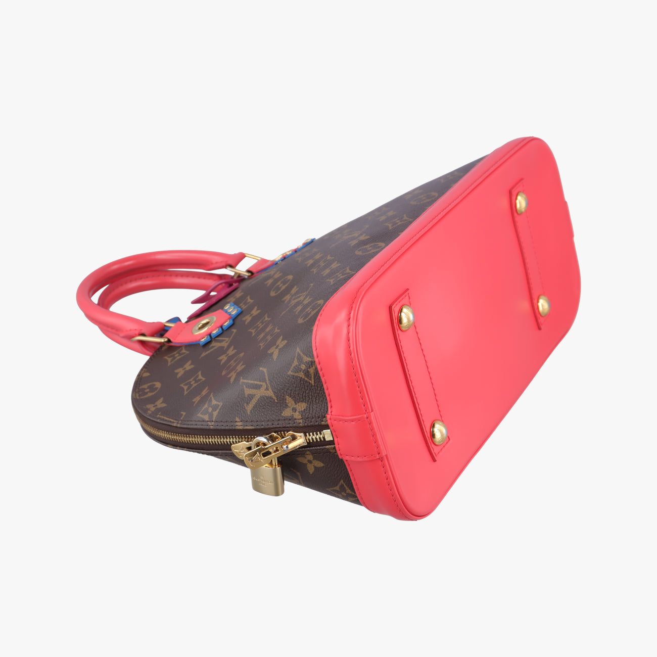ALMA PMBrown x RedMonogram canvasM41661FL3165アルマPMブラウン×レッドモノグラムキャンバスM41661FL3165