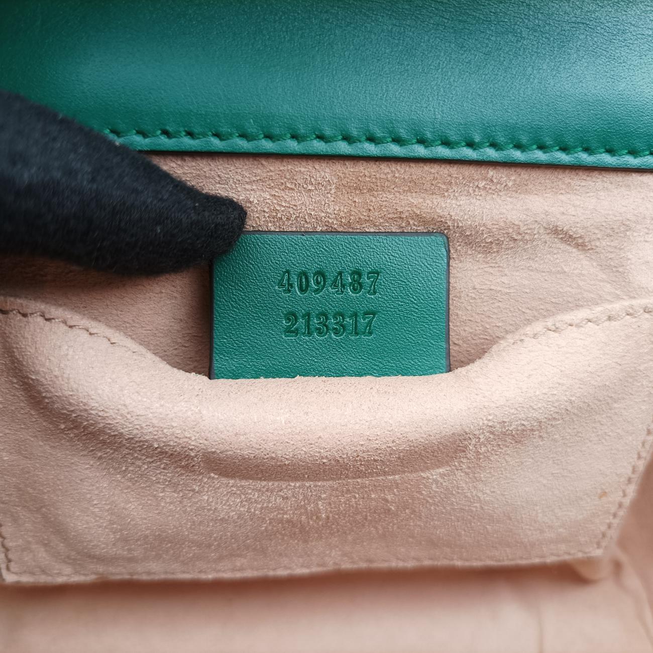 PadlockGreenLeatherH020733937パドロックグリーンレザー409487H020733937