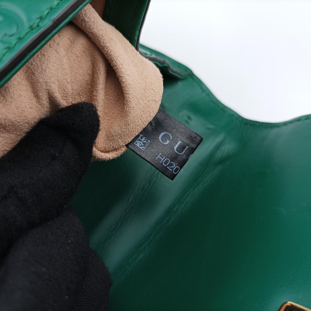 PadlockGreenLeatherH020733937パドロックグリーンレザー409487H020733937