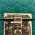 PadlockGreenLeatherH020733937パドロックグリーンレザー409487H020733937