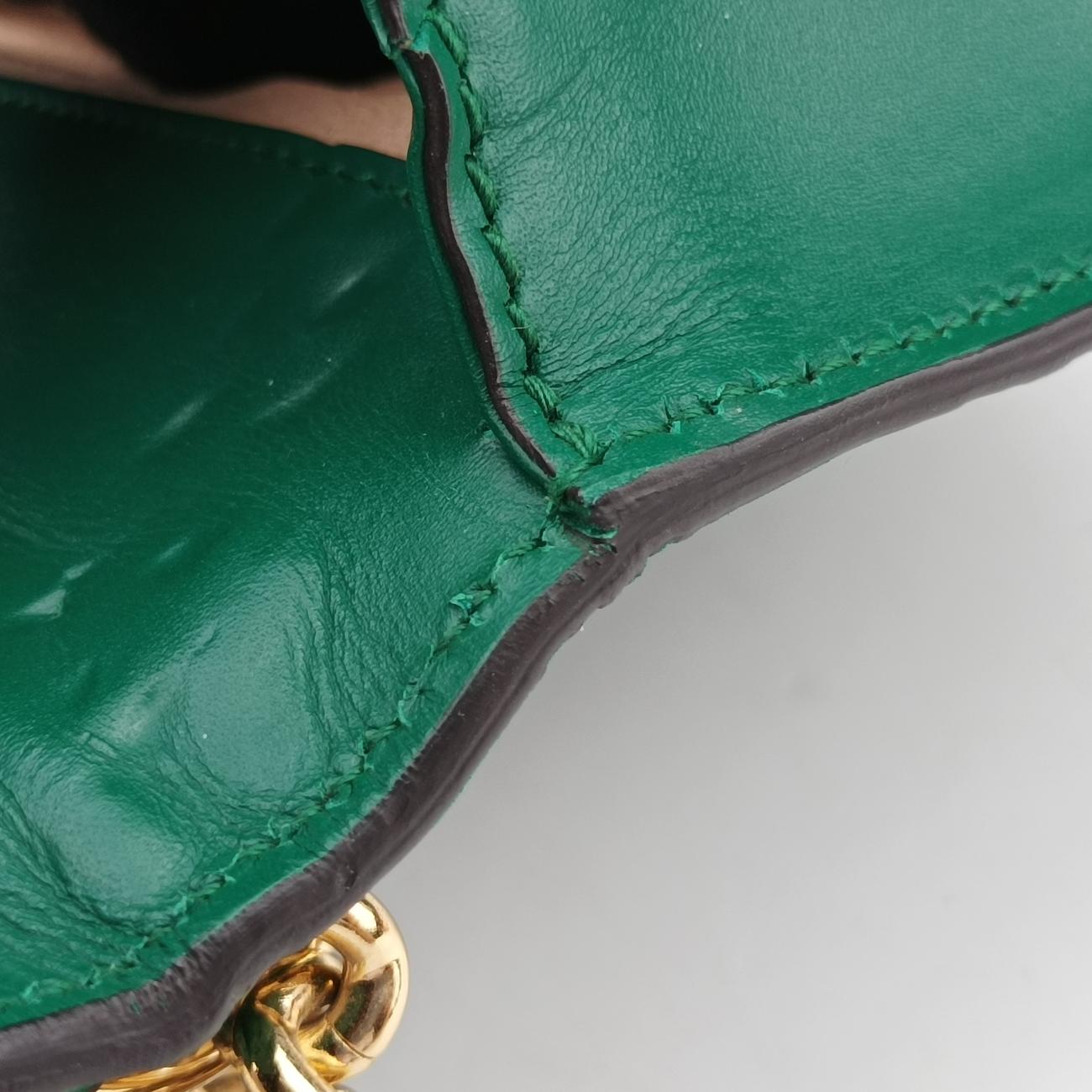 PadlockGreenLeatherH020733937パドロックグリーンレザー409487H020733937