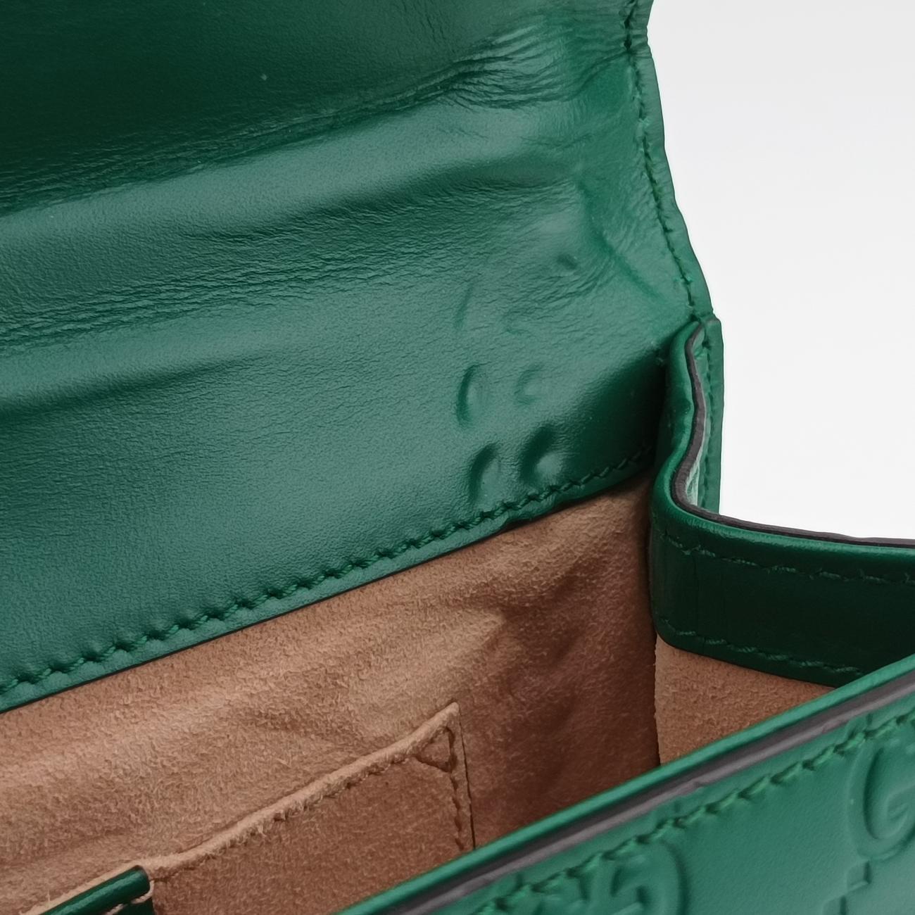 PadlockGreenLeatherH020733937パドロックグリーンレザー409487H020733937