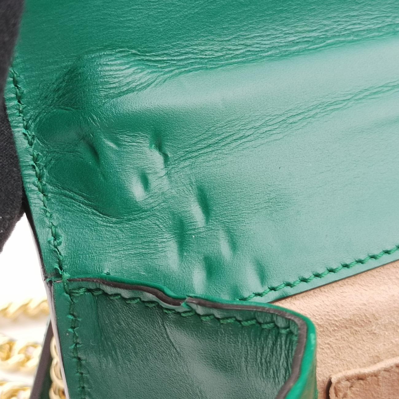PadlockGreenLeatherH020733937パドロックグリーンレザー409487H020733937