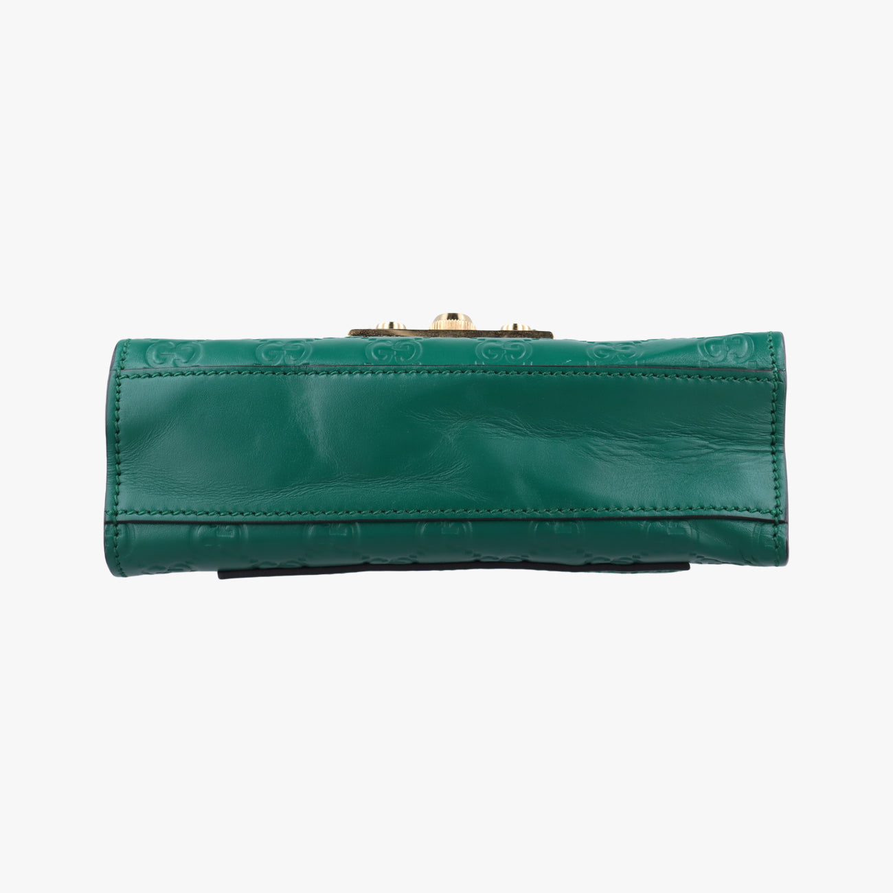 PadlockGreenLeatherH020733937パドロックグリーンレザー409487H020733937