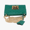PadlockGreenLeatherH020733937パドロックグリーンレザー409487H020733937