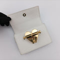 heart lockWhiteSaffiano Leather62 Bハートロックホワイトサフィアーノレザー62 B