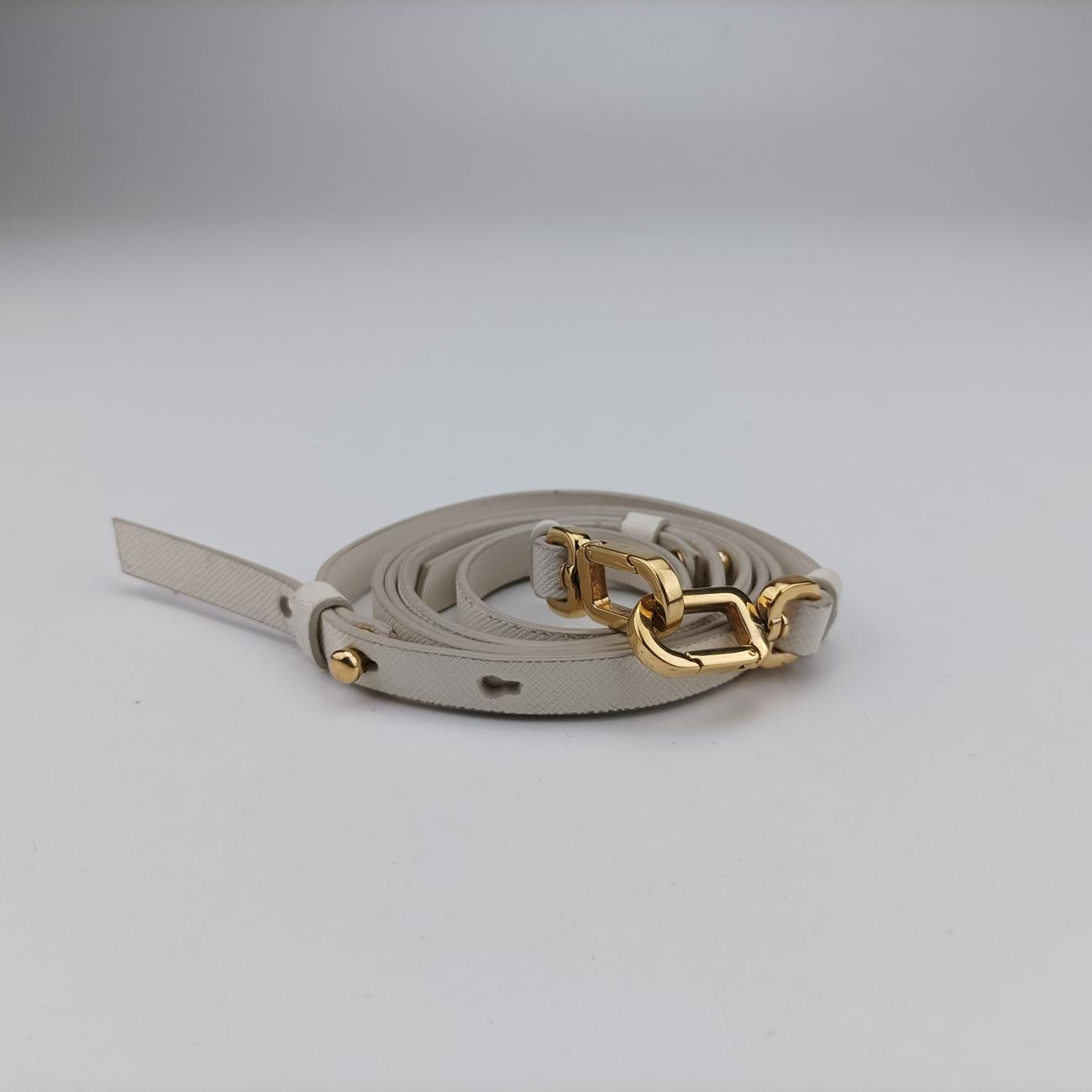 heart lockWhiteSaffiano Leather62 Bハートロックホワイトサフィアーノレザー62 B