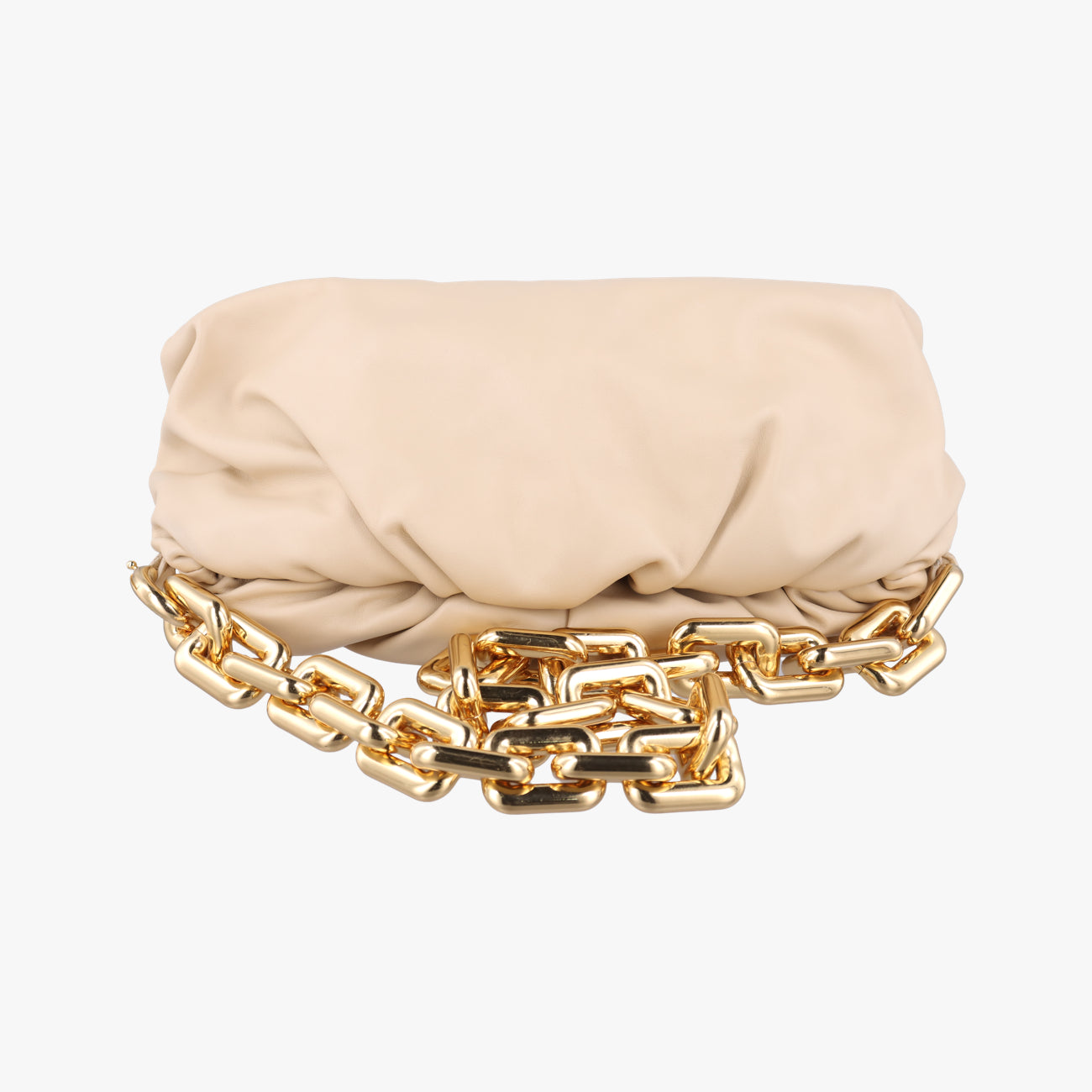 The Chain PouchBeigelambskinB09242481Zザ チェーン ポーチベージュラムスキンB09242481Z