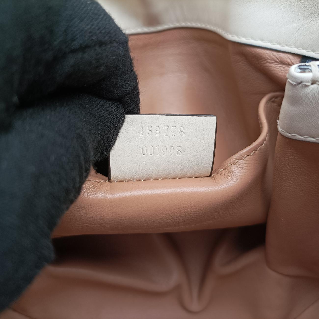 Broadway Pearl BeeWhiteLeather453778I022302051ブロードウェイ パール ビーホワイトレザー453778I022302051