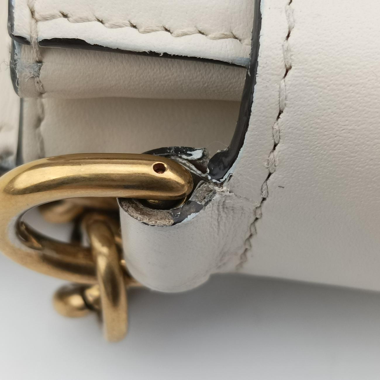 Broadway Pearl BeeWhiteLeather453778I022302051ブロードウェイ パール ビーホワイトレザー453778I022302051