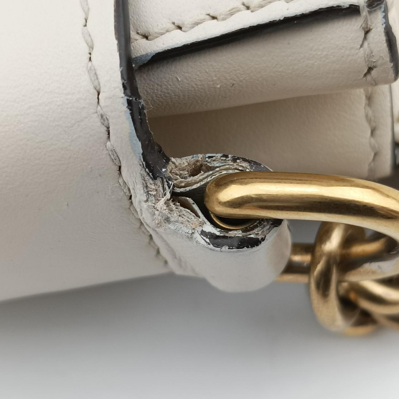 Broadway Pearl BeeWhiteLeather453778I022302051ブロードウェイ パール ビーホワイトレザー453778I022302051