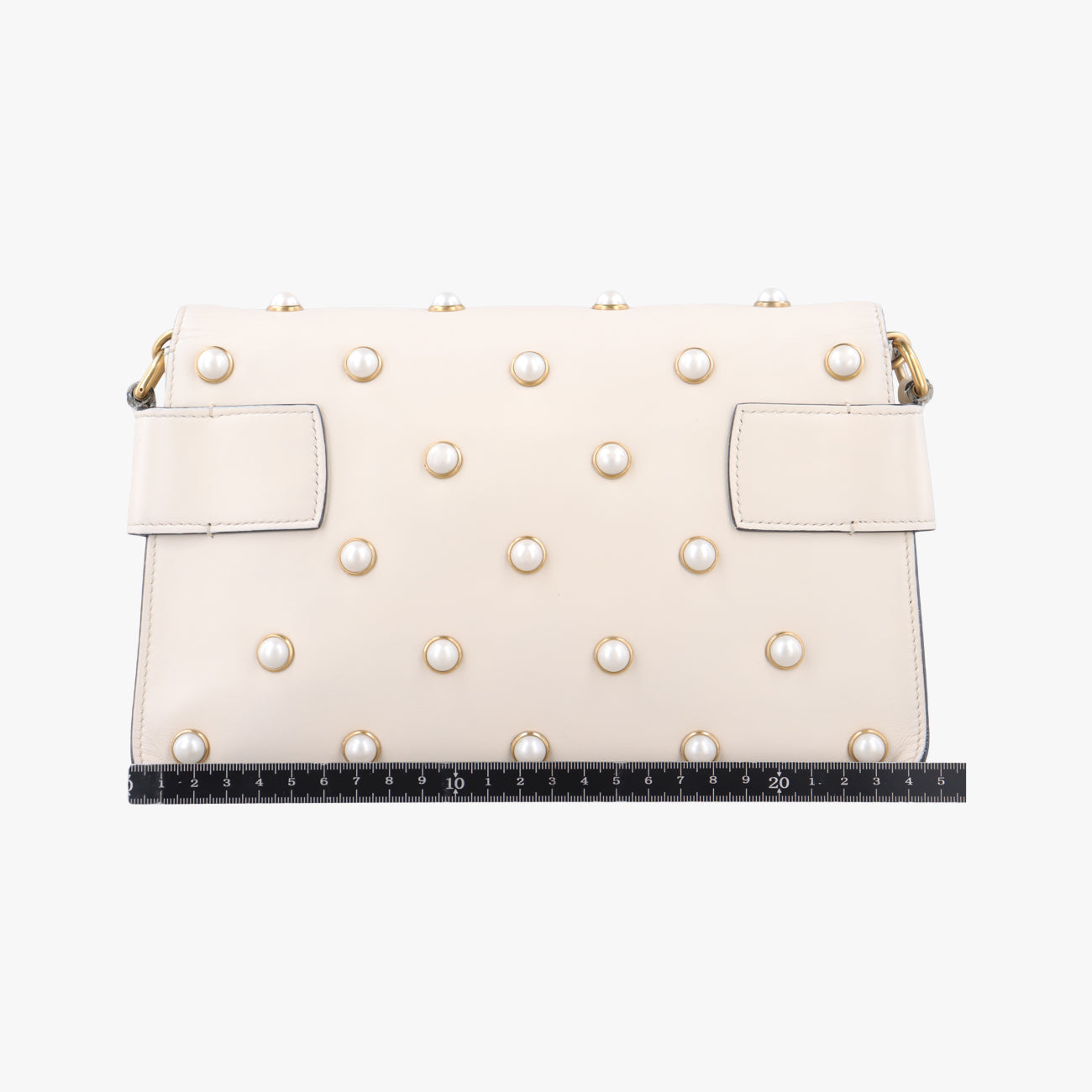 Broadway Pearl BeeWhiteLeather453778I022302051ブロードウェイ パール ビーホワイトレザー453778I022302051