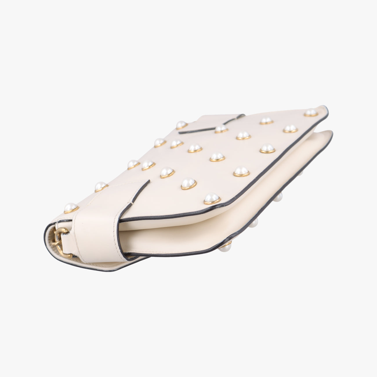 Broadway Pearl BeeWhiteLeather453778I022302051ブロードウェイ パール ビーホワイトレザー453778I022302051