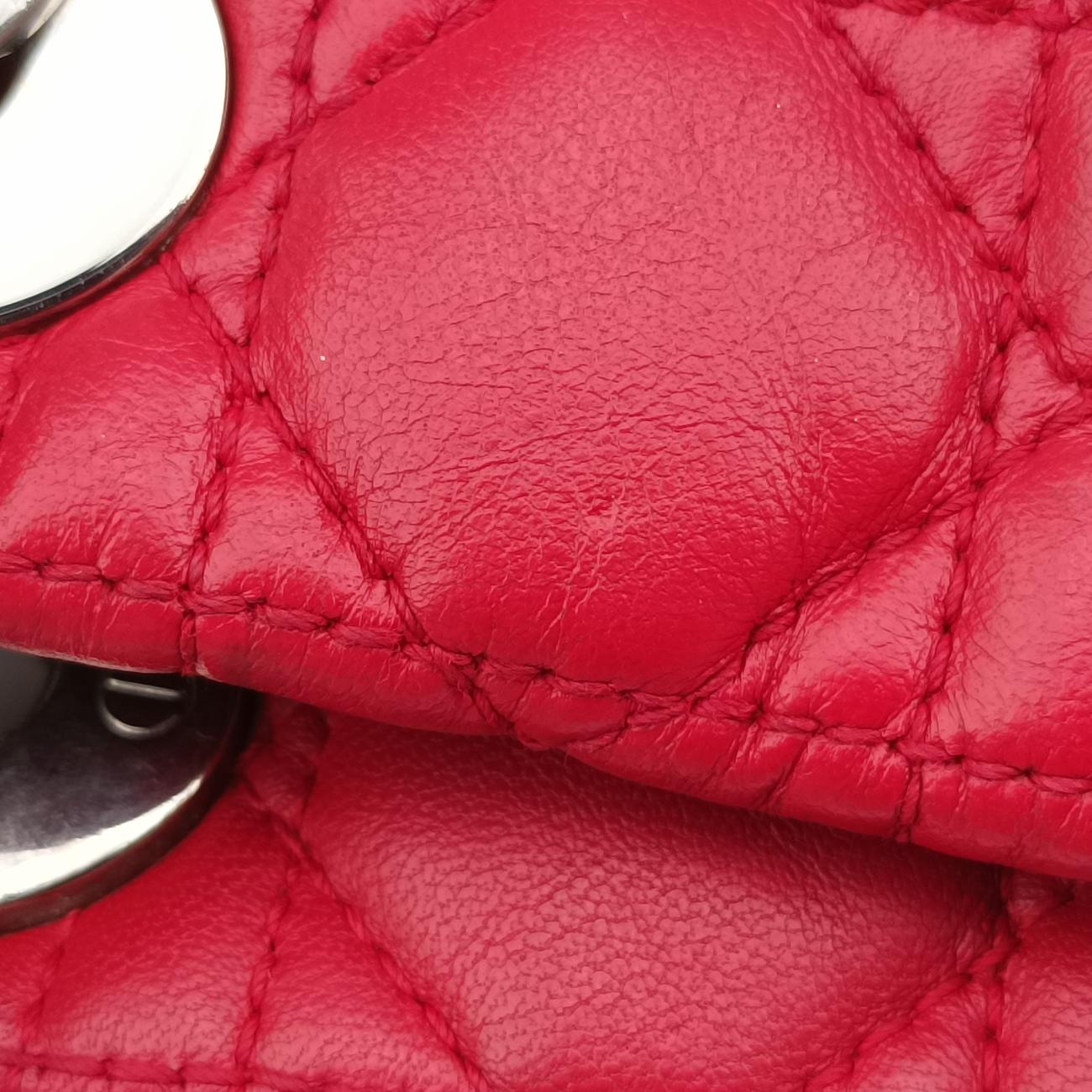 Cannage Dior Soft ShoppingRedlambskin01-RU-1120ディオールソフトレッドラムスキン01-RU-1120