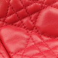 Cannage Dior Soft ShoppingRedlambskin01-RU-1120ディオールソフトレッドラムスキン01-RU-1120
