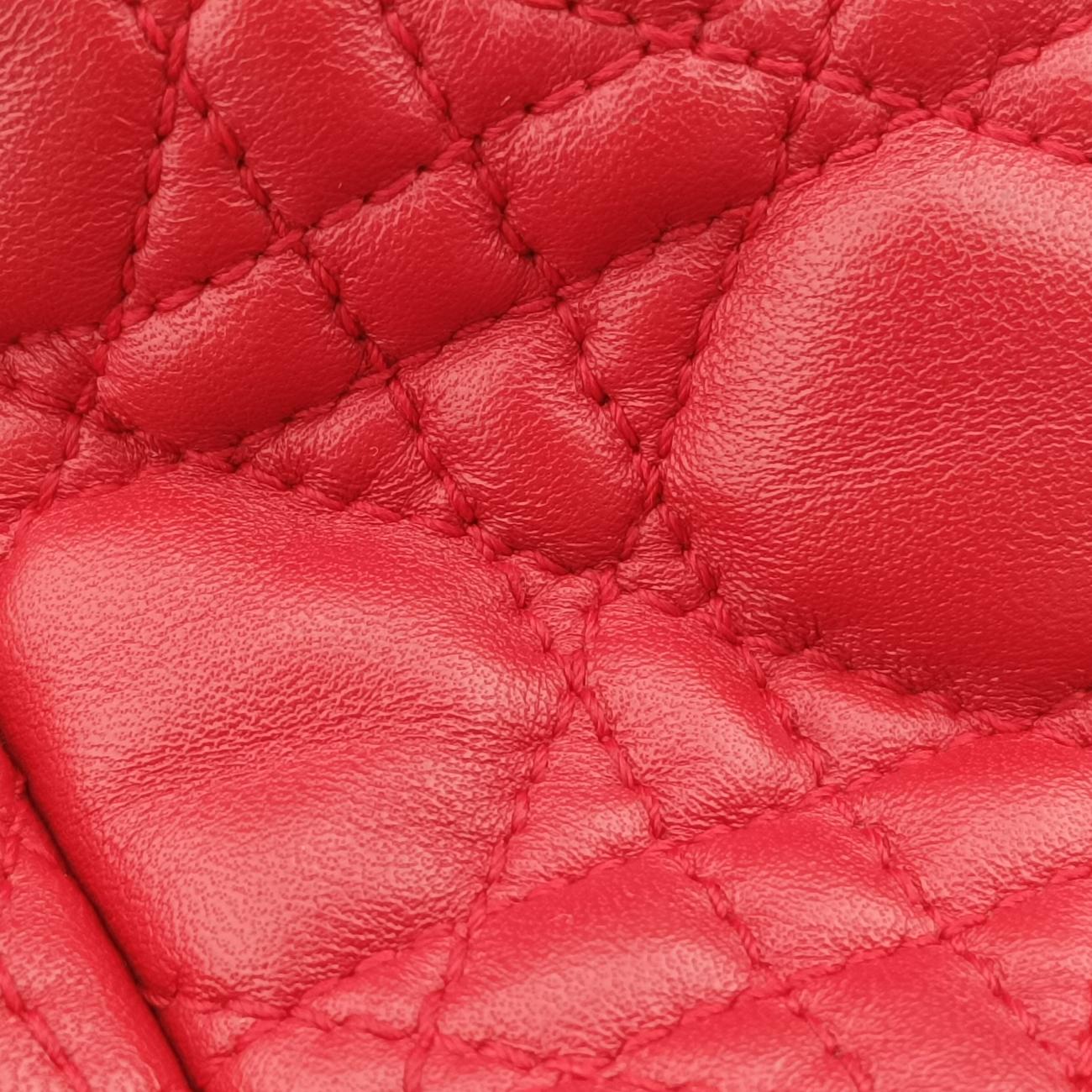 Cannage Dior Soft ShoppingRedlambskin01-RU-1120ディオールソフトレッドラムスキン01-RU-1120