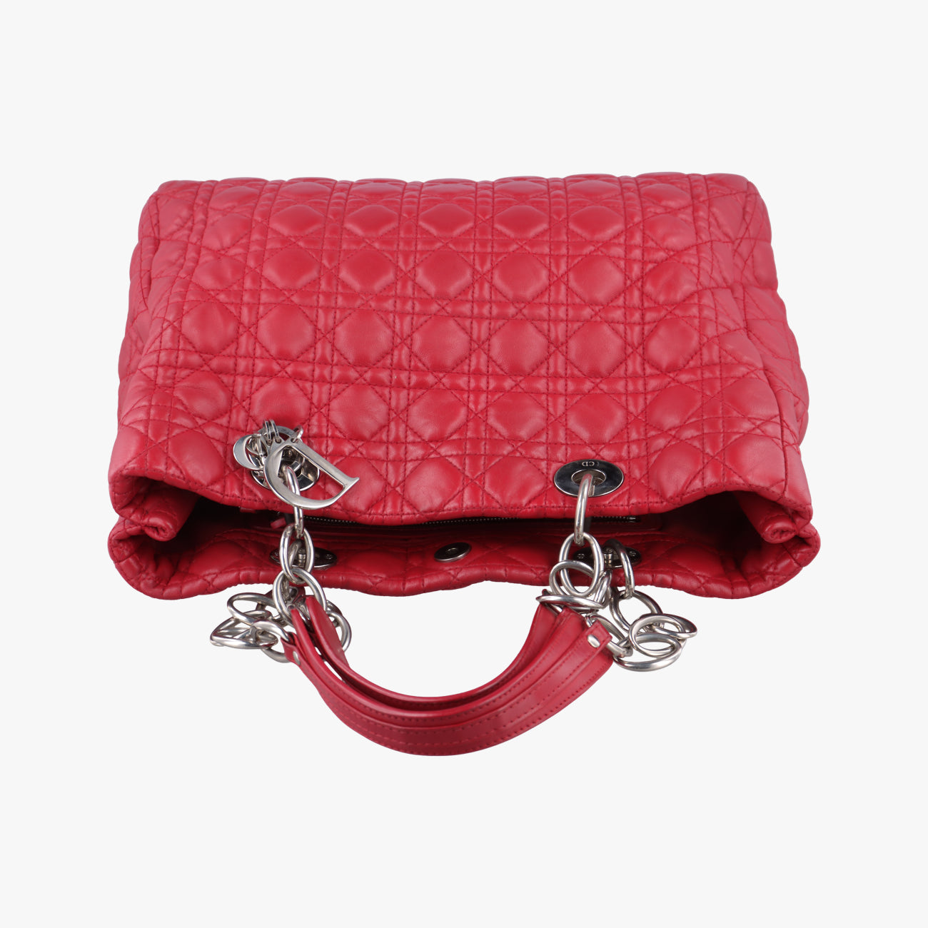Cannage Dior Soft ShoppingRedlambskin01-RU-1120ディオールソフトレッドラムスキン01-RU-1120