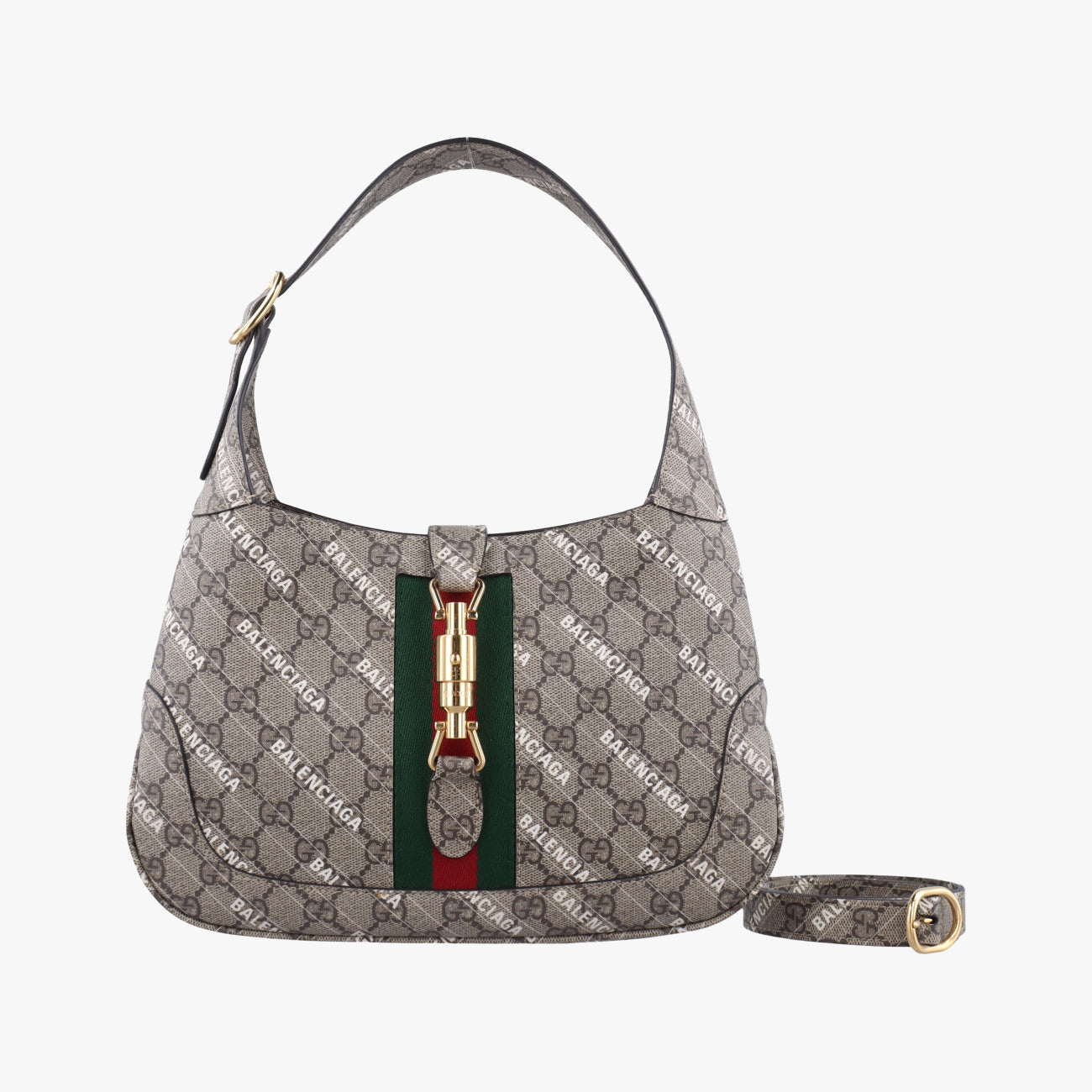 Balenciaga collaboration The Hacker Project Jackie 1961MulticolourPVC coated canvas636706H036682648バレンシアガ コラボ ザ ハッカー プロジェクト ジャッキー 1961マルチカラーPVCコーティングキャンバス636706H036682648