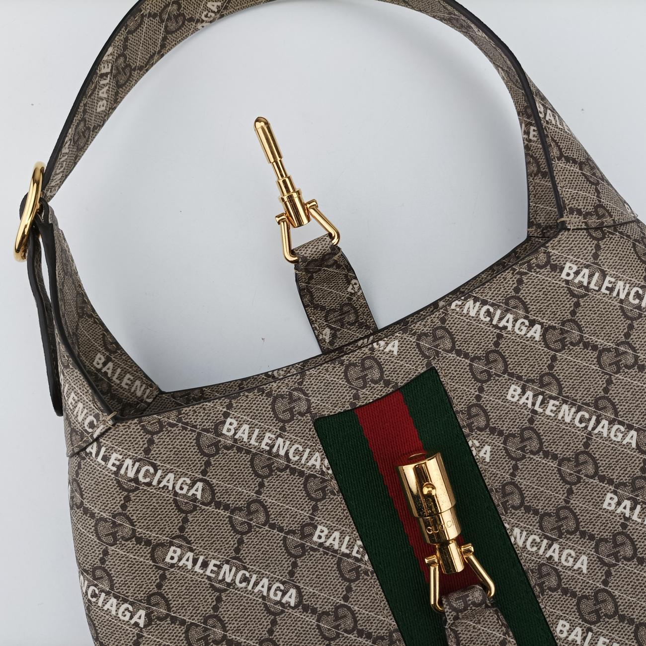 Balenciaga collaboration The Hacker Project Jackie 1961MulticolourPVC coated canvas636706H036682648バレンシアガ コラボ ザ ハッカー プロジェクト ジャッキー 1961マルチカラーPVCコーティングキャンバス636706H036682648