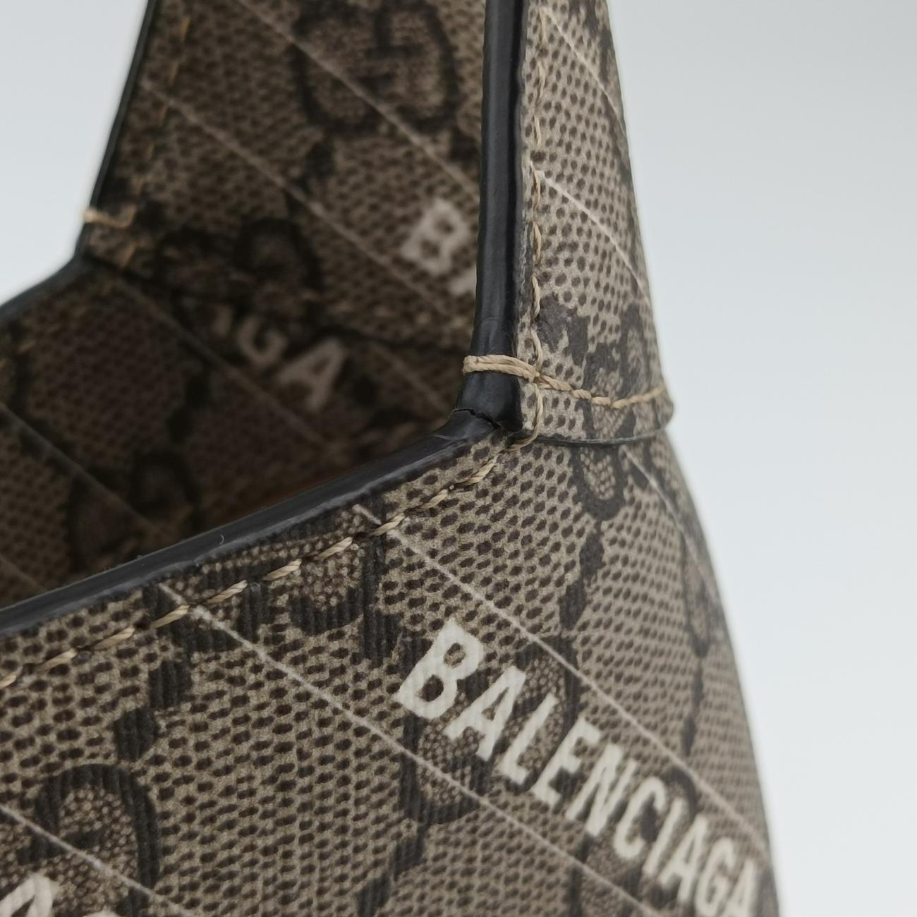 Balenciaga collaboration The Hacker Project Jackie 1961MulticolourPVC coated canvas636706H036682648バレンシアガ コラボ ザ ハッカー プロジェクト ジャッキー 1961マルチカラーPVCコーティングキャンバス636706H036682648