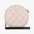 Matelasse RoundBeigecaviar skinAP105029311931マトラッセ ラウンドベージュキャビアスキンAP105029311931