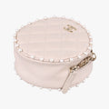Matelasse RoundBeigecaviar skinAP105029311931マトラッセ ラウンドベージュキャビアスキンAP105029311931
