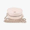 Matelasse RoundBeigecaviar skinAP105029311931マトラッセ ラウンドベージュキャビアスキンAP105029311931