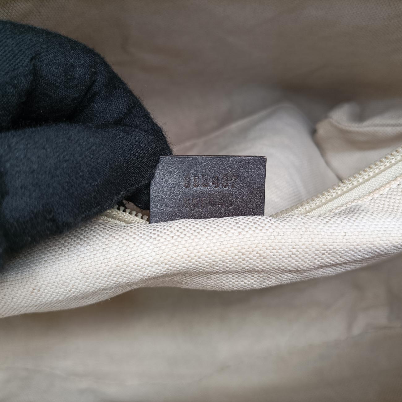 GG SupremeBrownPVC coated canvas353437F016449409GGスプリームブラウンPVCコーティングキャンバス353437F016449409