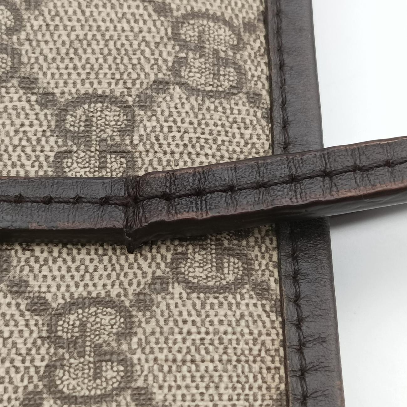 GG SupremeBrownPVC coated canvas353437F016449409GGスプリームブラウンPVCコーティングキャンバス353437F016449409